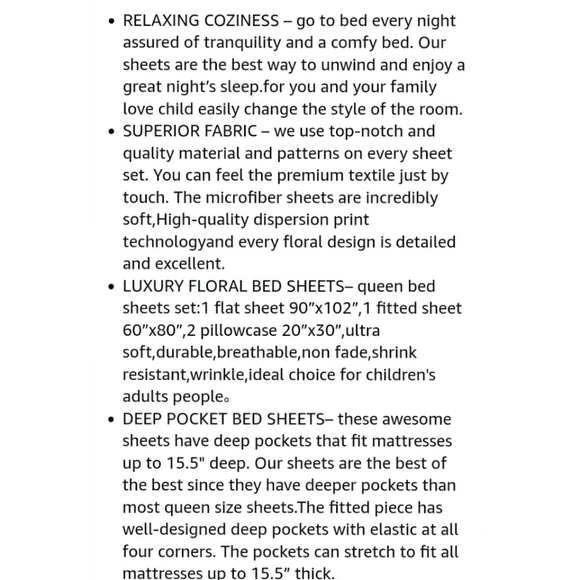 🆕⭐ Country pink rose Sheet set - Picture 13 of 15